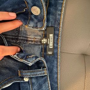Misguided mom jeans size 4.